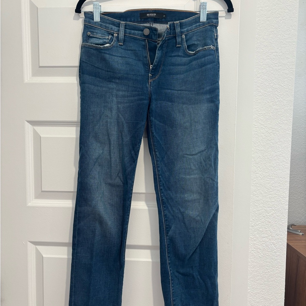 Hudson Jeans Women's Classic Blue Straight Leg Jeans